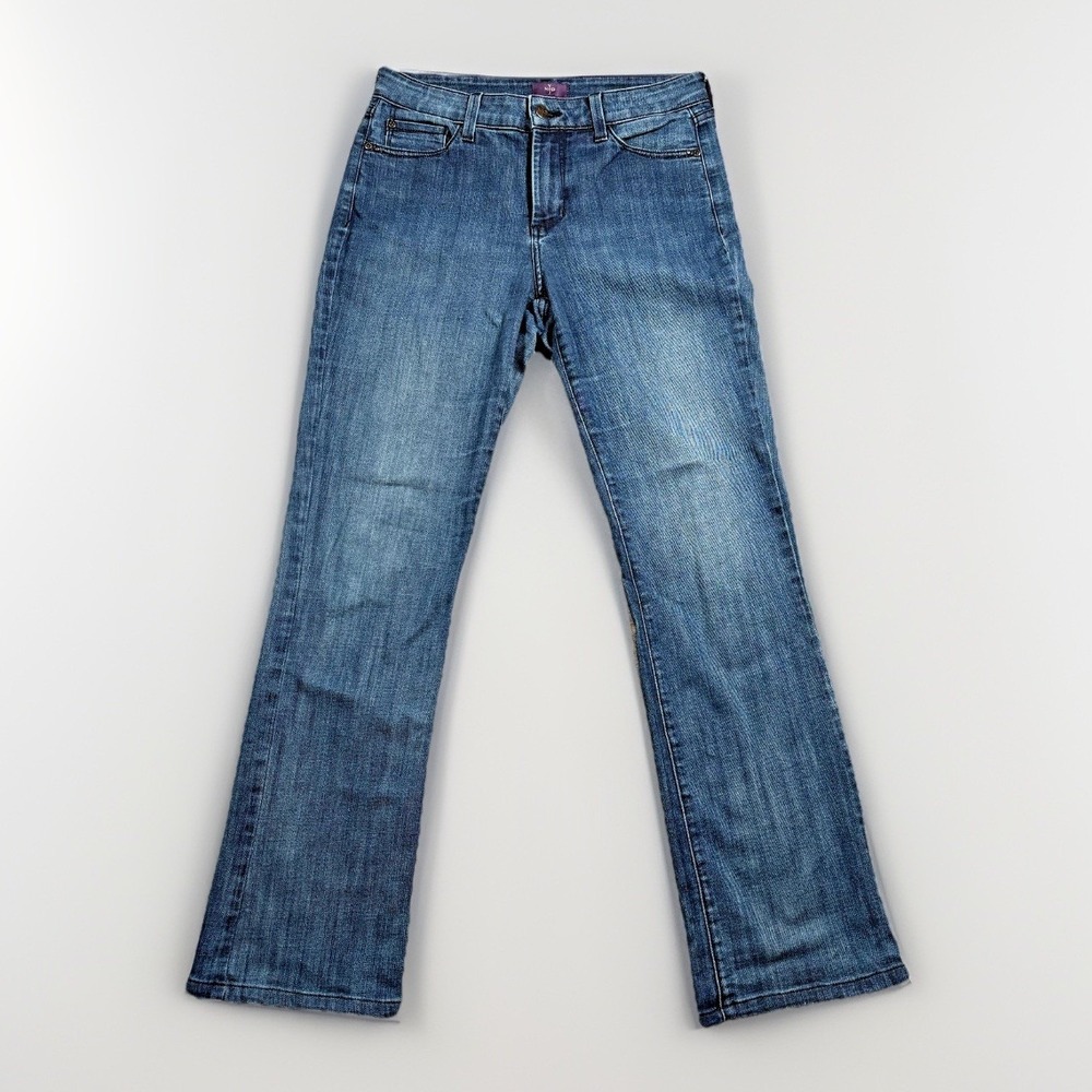 NYDJ Bootcut Jeans Womens Size 8 Blue Lift Tuck Technology M17Z1223
